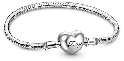 Produktbild von Gnoce Armband Herzverschluss GYB225-21 Edelstahl/Silber