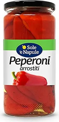 Produktbild von Geröstete Paprika in Salzlake - 480 gr. 'o Sole 'e Napule