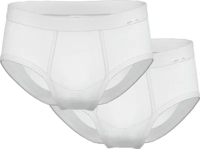 Produktbild von AMMANN Herren Slip, 2er Pack - Feinripp, Eingriff, Weichbund, Baumwolle Weiß L