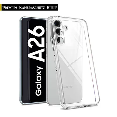 Produktbild von Für Samsung Galaxy A26 5G - Handy Silikon Hülle Transparent Kamera Schutz Hülle Tasche Case Handyhülle Cover