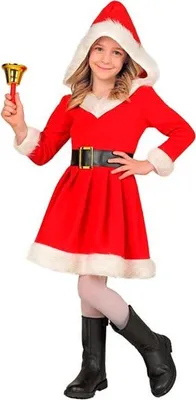 Produktbild von Little Miss Santa Kinderkostüm