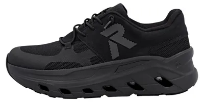 Imagen del producto de Zapatos de hombre Rieker, tipo mocasín deportivo con cordones, color negro, para uso casual