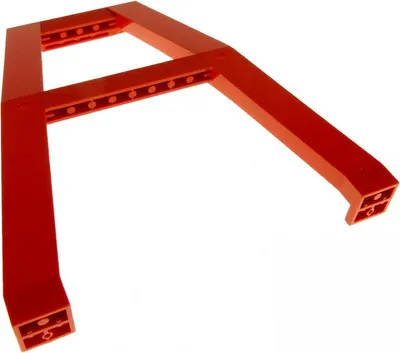 Produktbild von 1x Lego Kran Standfuß 16x4x16 rot Stütze Pfeiler Träger 4506473 2635