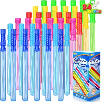 Immagine prodotto di Bastoncini per bolle di sapone - confezione da 24 - 37,1 cm - Per creare bolle di sapone di grandi dimensioni - Accessorio per feste - Adatto a partire dai 14 anni