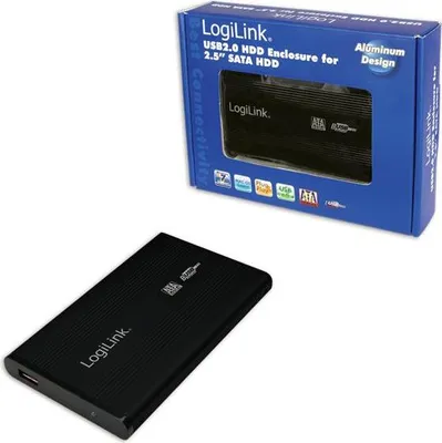 Zdjęcie produktu dla LogiLink UA0041B Obudowa dysku twardego 2,5" SATA USB 2.0 czarna