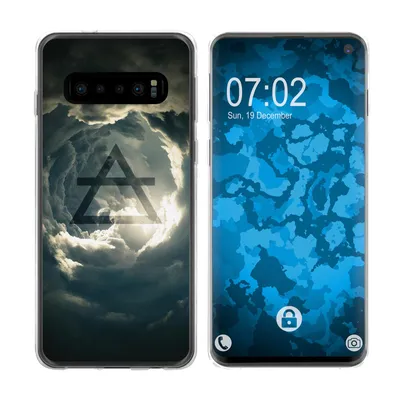 Produktbild von PhoneNatic Case kompatibel mit Samsung Galaxy S10 Silikon-Hülle Element Luft M1