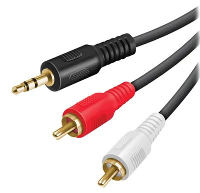 Produktbild von VIVanco™Audiokabel 3,5 mm Klinke auf 2 Cinch-Stecker