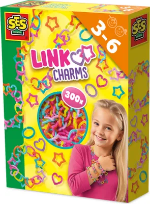 Obrázek produktu pro SES Creative Link charms, Sada na výrobu šperků pro děti, 3 rok/roky