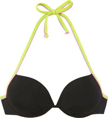 Produktbild von Buffalo Push-Up-Bikini-Top Pop schwarz Größe 34 Cup AA