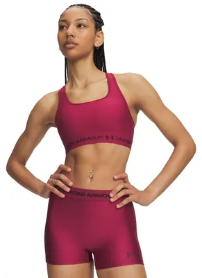Immagine prodotto di Under Armour Crossback Mid Bra - colore: bordeaux, taglia: M