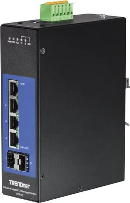 Obrázek produktu pro TRENDnet TI-G642I - Switch - neřízený - 4 x 10/100/1000 + 2 x Gigabit SFP