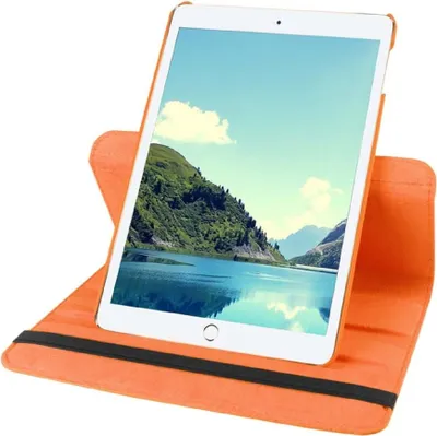 Produktbild von Schutzhülle für iPad Mini 1/2/3 Tablet Hülle Schutz Tasche Case Cover Orange 360 Grad drehbar Rotation Bumper