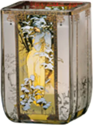 Produktbild von Goebel Alphonse Mucha - Winter 1900 (Windlicht, Glas)