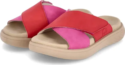 Produktbild von Rieker Damen Pantoletten Rot Pink Synthetik Größe: 38