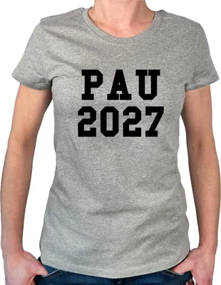 Produktbild von Huuraa Damen T-Shirt PAU 2027 Abschluss Spanien L Sport Grey Bio Baumwolle Fairtrade Damenshirt Geschenkidee