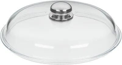 Imagen del producto de Tapa de vidrio para ollas SILIT con asa de acero inoxidable, 28 cm. Código: 4004633124160