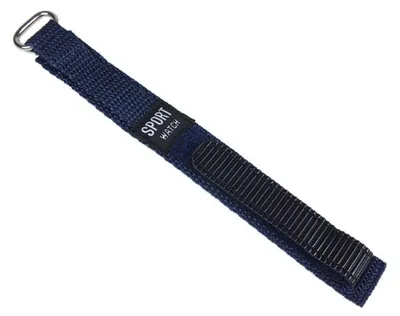Produktbild von Minott Ersatzband Uhrenarmband Sport-Watch Durchzugsband Band Blau 14mm 23957