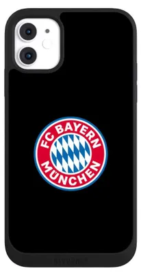 Produktbild von NIVOCASE Handyhülle für Apple iPhone 11  Hülle NIVOpure Case Schwarz FC Bayern München Logo Offizielles Lizenzprodukt