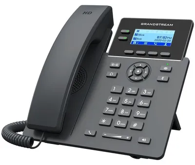 Produktbild von Grandstream Networks GRP2602W, IP-Telefon, Schwarz, Kabelgebundenes Mobilteil, Im Band, Außerhalb des Bandes, LCD, 6,12 cm (2.41")