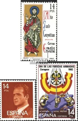 Produktbild von Briefmarken Spanien 1982 Mi 2537,2538x,2547 (kompl.Ausg.) postfrisch Sondermarken