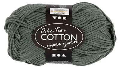 Produktbild von Creativ Company 461190, Handwerk, Grau, Baumwolle, 85 m, 50 g