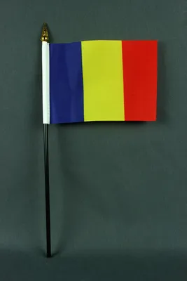 Produktbild von Flagge am Stab Rumänien 10x15 cm Handflagge Stockflagge Fähnchen