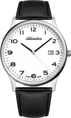 Productafbeelding van Uhr Adriatica, herenmodel, zwart, artikelnummer: adriatica-A1293.5223Q