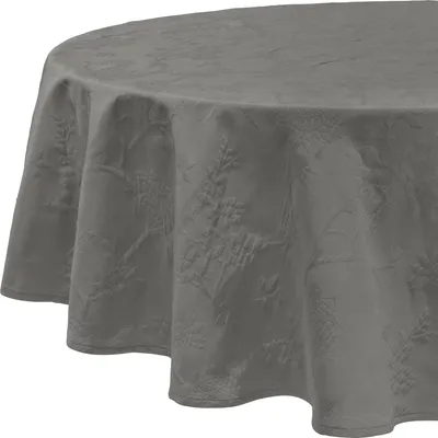 Produktbild von Erwin Müller Tischdecke Arnsberg" anthrazit rund: 160 cm Ø"