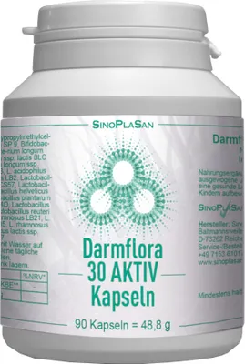 Produktbild von Darmflora 30 Aktiv Kapseln 90 St