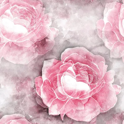 Produktbild von Selbstklebende Vintage-Tapete Blumen Wasserdicht 44,5 cm x 7 m Rosa