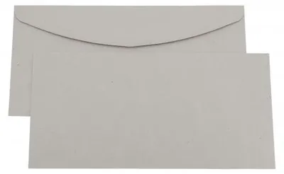 Produktbild von Kaenguruh DL Briefumschlag, nassklebend, Recycling grau 80g, m.Umweltengel
