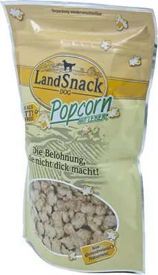 Produktbild von Landfleisch LandSnack Für Hunde Popcorn Mit Leber, Snacks, Hund, Adult, Leber, 100 g, Zuckerfrei