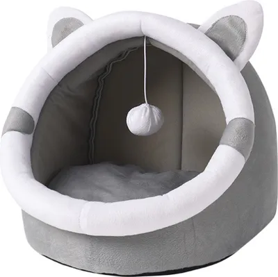 Produktbild von 1PCS  Katzensofa-Schutz, weiches, bequemes Katzenbett mit halbgeschlossenem Design für den Heimgebrauch