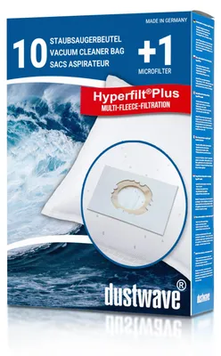 Produktbild von 10 dustwave® Staubsaugerbeutel für Miele 41421173, Miele Cat & Dog 6000, Miele Complete C1 Serie, Miele EcoLine, Miele Parkett&Co.4000, Miele S250, S251i, Miele S252i, Miele S290, S311, S312 u.a.