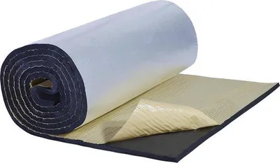Produktbild von Selbstklebende Schallschutzmatte 19 mm - Feuchtigkeits- und Hitzebeständig - 1 x 6 m - 6 m²