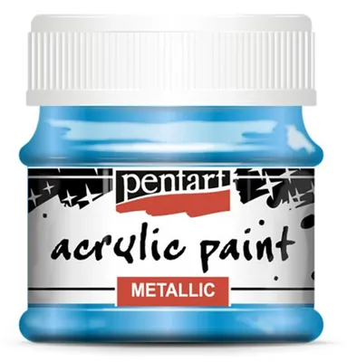 Produktbild von PENTART Metallic-Acrylfarbe 50 ml BLAU
