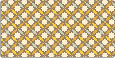 Produktbild von Schreibtischmatte Tischunterlage 120x60 cm Mauspad - Vintage-Muster