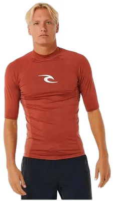 Produktbild von Rip Curl Waves Upf Perf Kurzarm-rashguard Orange XS Orange XS