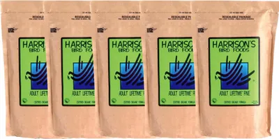 Zdjęcie produktu dla ZESTAW 5 szt Harrison`s Adult Lifetime Fine - Granulat całoroczny średnioziarnisty 450g