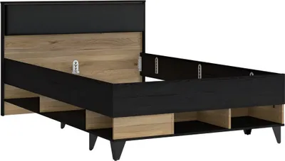 Produktbild von Bettgestelle LYA LYAL1122 Bettrahmen Bett 120x200 cm für Jugendzimmer (ohne lattenrost und ohne matratze)