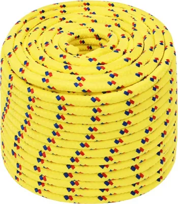 Produktbild von vidaXL Bootsseil Gelb 12 mm 100 m Polypropylen