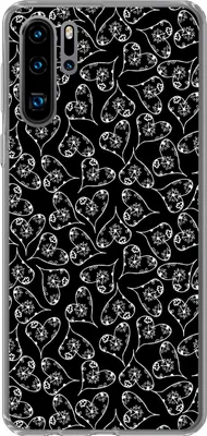 Produktbild von MuchoWow® Handyhülle Schutzhülle Hülle für Telefoonhoesje Huawei P30 Pro Mädchen - Herz - Blumen - Muster - Mädchen - Kinder - Baby Silikon Softcase Handy Hülle - Schutzdeckel