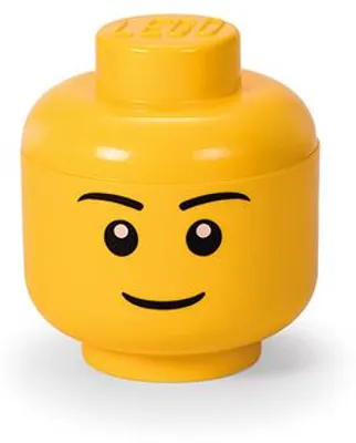 Immagine prodotto di Scatola di stoccaggio per testa di minifigurina LEGO ragazzo