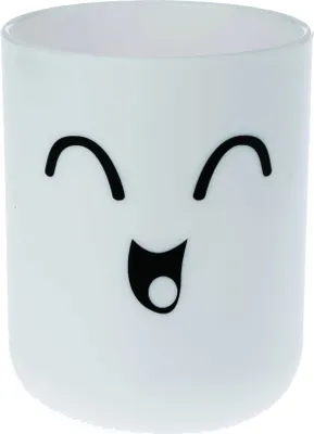 Produktbild von Spirella Zahnputzbecher Zahnbürstenhalter Smile Schwarz