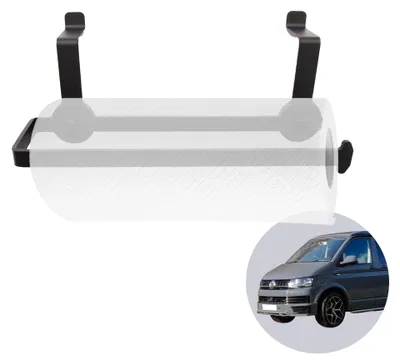 Zdjęcie produktu dla 040 Części Praktyczny magnetyczny uchwyt na rolkę kuchenną do VW T5 T6 T6.1 California - uniwersalne rozwiązanie montażowe