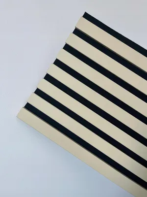 Produktbild von Lamelldekor 30x120 cm - Wandpaneele - Akustikpaneele - MDF Lamelldekor - PALOMINO