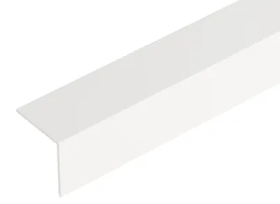 Zdjęcie produktu dla Kątownik PVC 50x50x1,1mm Cezar Biały RAL9003 Mat 1m