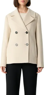 Produktbild von comma Damen Jacke aus Tweed mit Leistentaschen und Reverskragen