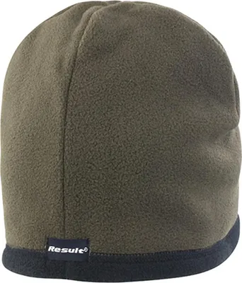 Produktbild von Result Winter Essentials RC142X | Reversible Microfleece Bob Hat Wintermütze - Farbe: Olive Green/Black - Größe: S