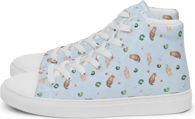 Produktbild von Mr. & Mrs. Panda Sneaker Damen Otter Muschel Größe 44 1/2 - Blau - Geschenk, Halbschuhe, Träumen, Turnschuhe, Sportschuhe, Motivation, Büro